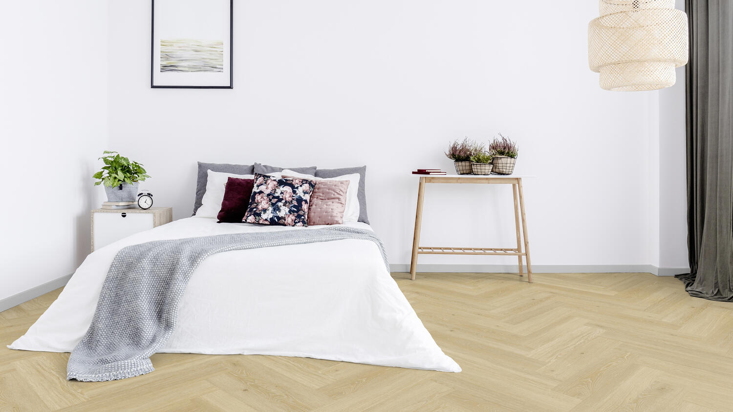 parquet spina di pesce camera da letto